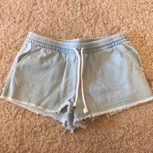 Aerie denim shorts